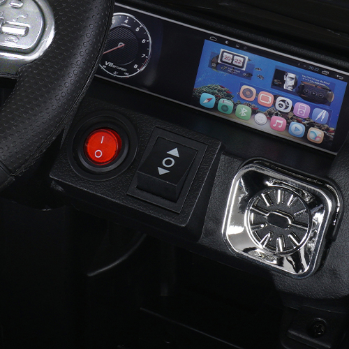 Actionbikes Kinder-Elektroauto Mercedes AMG G63 W463 Vergrößerter Kunstledersitz des Kinder-Elektroautos Mercedes AMG G63 W463